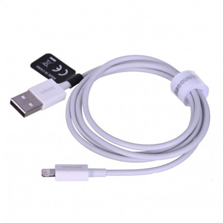 Baseus CALYS-A02 mobiiltelefoni kaabel valge 1 m USB A Lightning