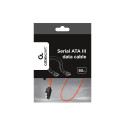 Gembird CC-SATAM-DATA SATA kaabel 0,5 m must, punane