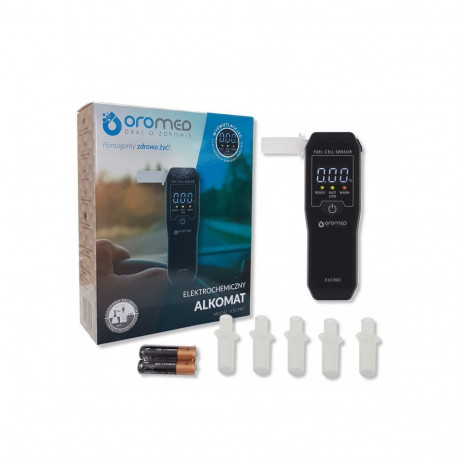 Oromed ALK_ORO-X10 PRO alcohol tester 0 - 4% 0.05% Black