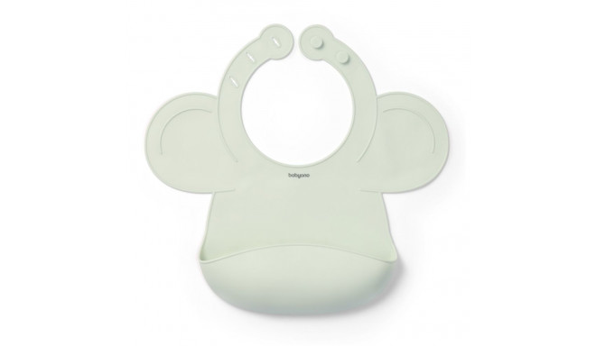 Babyono silicone bib with adjustable lock mint 1639/03