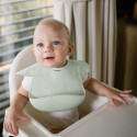 Babyono silicone bib with adjustable lock mint 1639/03