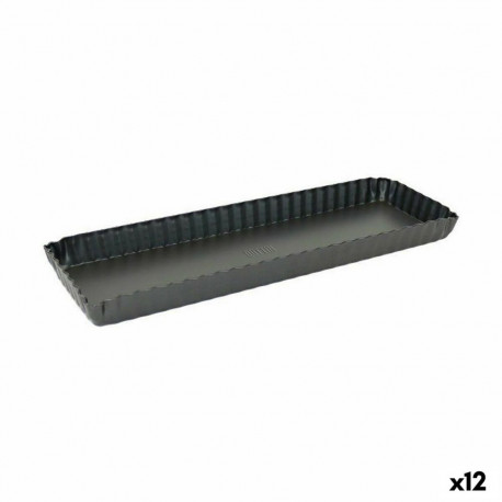 lahtikäiv tordivorm Quttin Must Süsinikteras 35 x 11 x 2,6 cm (12 Ühikut)