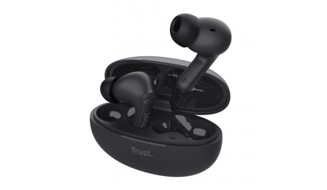Kõrvasisesed Bluetooth Kõrvaklapid Trust Yavi Must