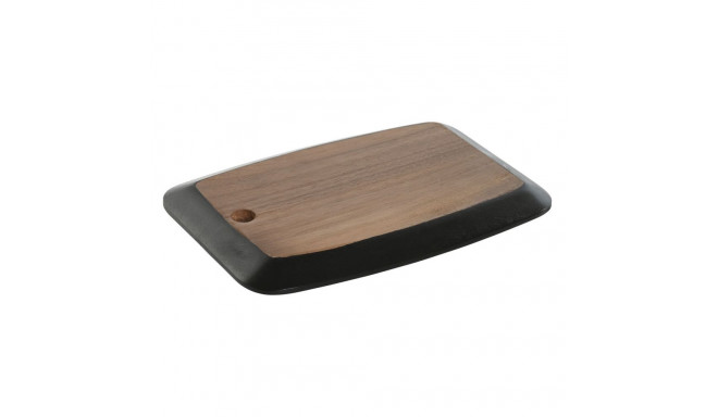 Cutting board Home ESPRIT Black Natural Acacia Board 30 x 20 x 1,8 cm