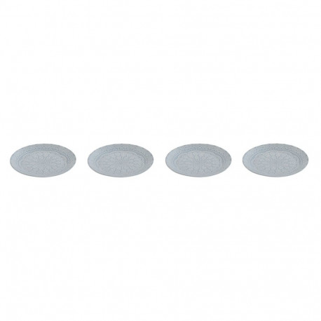 Taldrikute komplekt Home ESPRIT Sinine Keraamika Mandala Araablane 27 x 27 x 2,8 cm