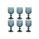 Набор рюмок Home ESPRIT Синий Стеклянный 8 x 8 x 14,5 cm (6 штук)