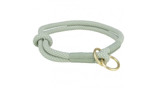 Dog Training Collars Trixie Soft Rope Green Mint M 45 cm