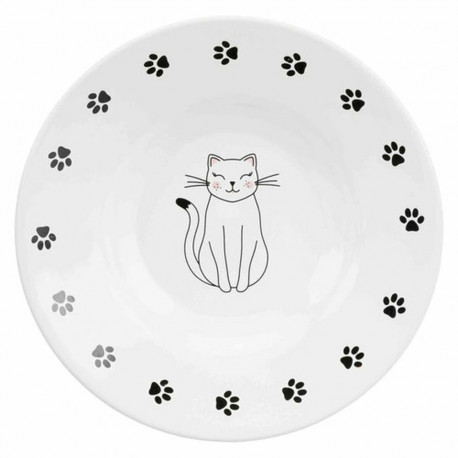 Cat Feeder Trixie White 15 cm
