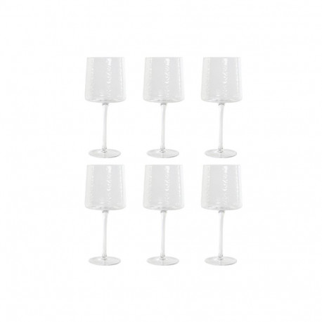 Набор рюмок Home ESPRIT Прозрачный Стеклянный 9,6 x 9,6 x 22,5 cm (6 штук)
