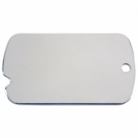Identification plate for collar Imarc Military Silver