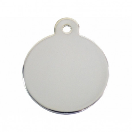 Identification plate for collar Imarc Circle Silver