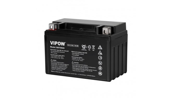 VIPOW MC tüüpi aku mootorratastele 12V 9Ah