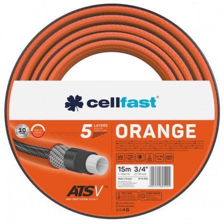 Cellfast oranž ATSV 3/4" 15m aiavoolik
