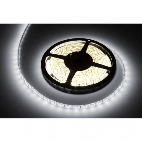 5 m külm valge veekindel LED-riba (300x5050SMD) - valge PCB