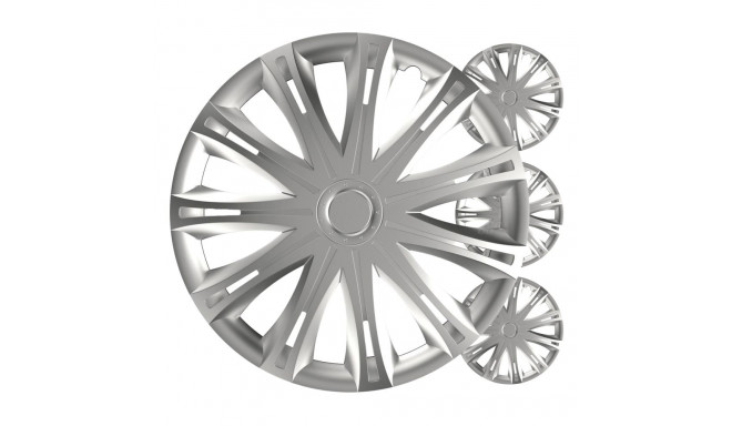 Kołpaki samochodowe 4szt. komplet spark srebrne 17" cali color box