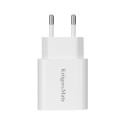Kruger&Matz GaN dual USB laadija Power Delivery ja Quick Charge funktsiooniga