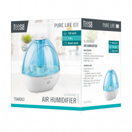 ultraheli õhuniisuti TEESA PURE LIFE 40