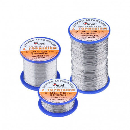 Cyna 0.25mm/250g Sn60Pb40 CYNEL