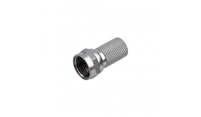 SAT F pistik RG6U 6,5 mm Cabletech (50 tk.)
