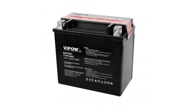 Akumulator VIPOW typu MC do motocykli 12V 14Ah