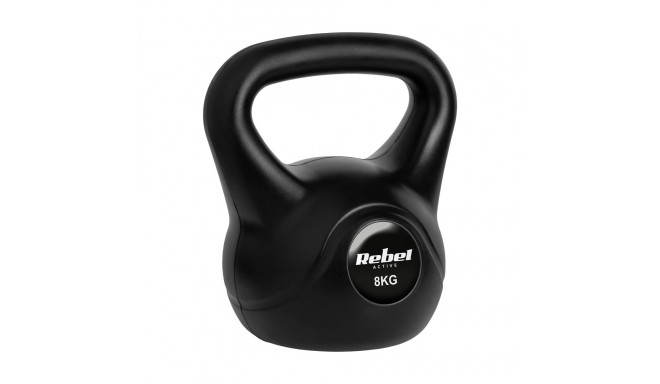 Kettlebell bituumen 8 kg REBEL ACTIVE