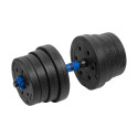 Reguleeritavad bituumenhantlid ühenduslüliga 2x15kg REBEL ACTIVE