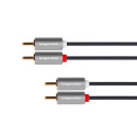 Kaabel 2RCA-2RCA 1m Kruger&Matz Basic