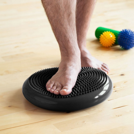 Sensoorne rehabilitatsioonipadi 33cm + pump, must, REBEL ACTIVE