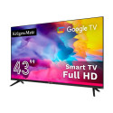 Televiisor Kruger&Matz 43" FHD Google TV DVB-T2/T/C H.265 HEVC