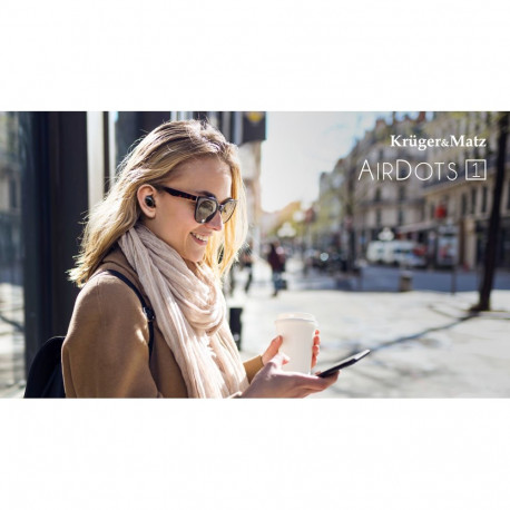 Juhtmevabad kõrvaklapid TWS Kruger&Matz Air Dots 1
