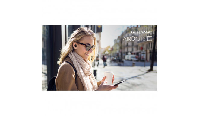 Juhtmevabad kõrvaklapid TWS Kruger&Matz Air Dots 1