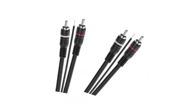 Kaabel 2 x RCA - 2 x RCA juhtmega