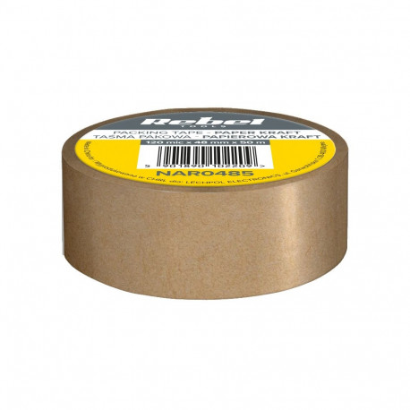 REBEL kraft paberist pakketeip (120mic x 48 mm x 50 m)