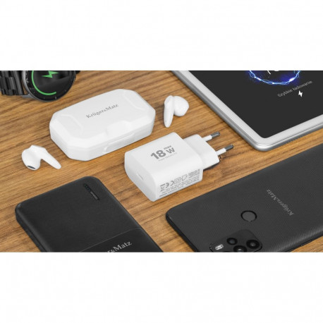 Kruger&Matz Power Delivery funktsiooniga seinalaadija