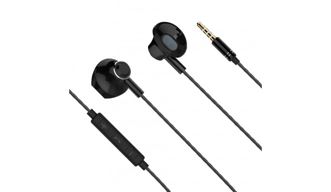 Kruger&Matz B2 mustad juhtmega kõrvaklapid mikrofoniga