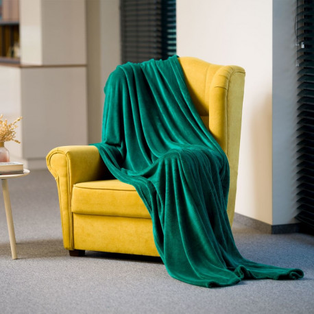 TEESA roheline fliistekk 150x200 cm