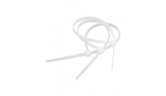 Opaska zaciskowa 3,6 mm/20 cm valge Cabletech 100 tk