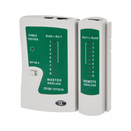 Kaablitester RJ45, RJ11, RJ12