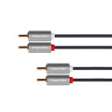 Kabel 2RCA-2RCA 5m Kruger&Matz Basic