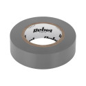 Taśma izolacyjna klejąca REBEL (0,13 mm x 19 mm x 20 yd) szara (10 tk.)