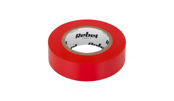 REBEL isoleerteip punane (0,13 mm x 19 mm x 20 yd) (10 tk.)