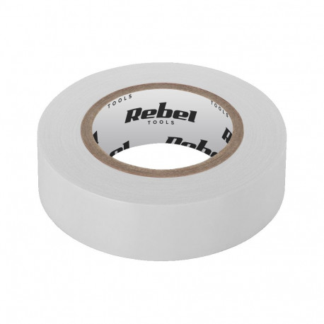 REBEL isoleeriv kleeplint (0,13 mm x 19 mm x 10 yd) valge (10 tk.)