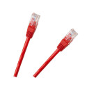 Patchcord kaabel UTP 8c pistik-pistik 1.0m CCA punane
