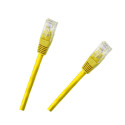 Patchcord kaabel UTP 8c pistik-pistik 0,5m CCA kollane (10 tk.)
