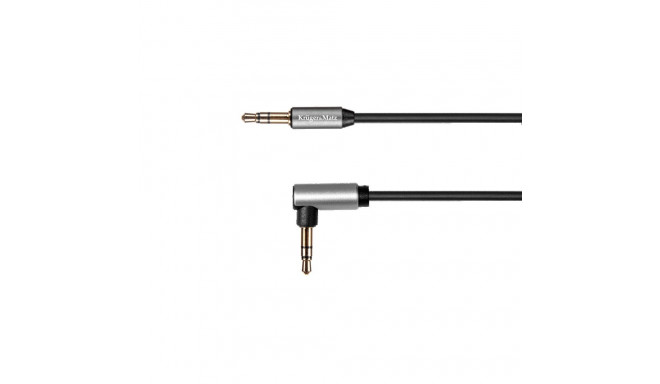 Kaabel jack 3.5 nurgaga - jack 3.5 sirge vedru 1.8m Kruger&Matz Basic