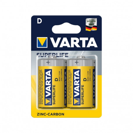 VARTA R20 SUPERLIFE patarei 2 tk/bl.
