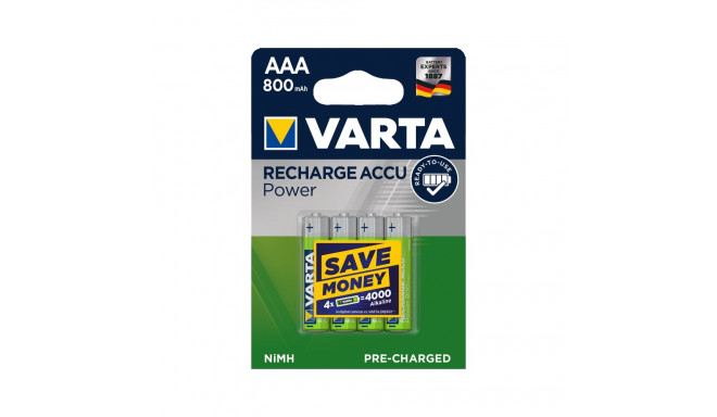 VARTA AAA 800mAh 4 tk akupatarei