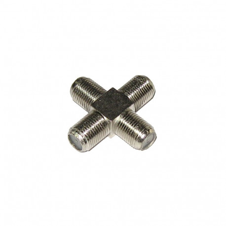 Złącze czwórnik "F" 4GN metall (25 tk.)