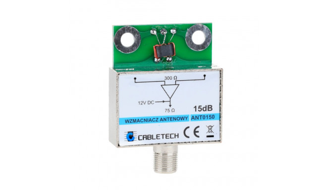 ANT0150 Varjestatud antennivõimendi 15dB Cabletech