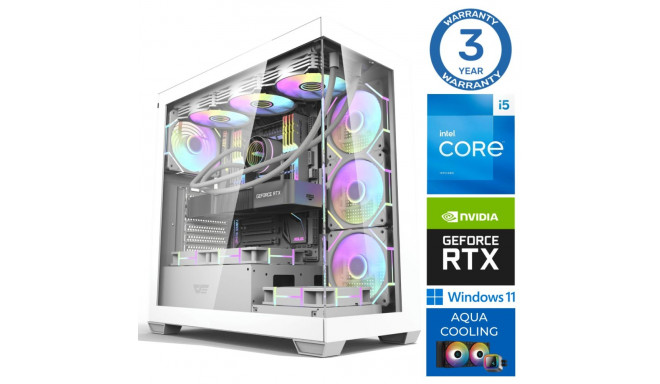 INTOP AQUA i5-14400F 64GB DDR5 1TB SSD M.2 NVME+2TB RTX5070 12GB WIN11